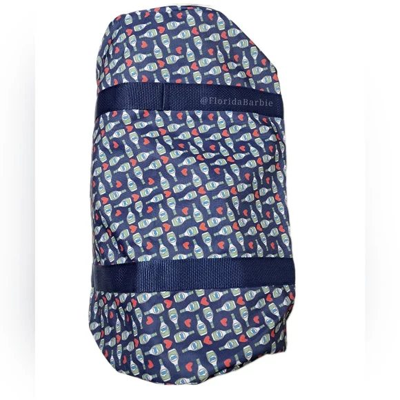 Duffle Bag Hidden Valley Collectors Blue Athletic Zipper Crossbody Nylon Gym Bag - Picture 6 of 15